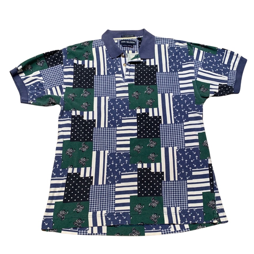 Patchwork Polo Shirt